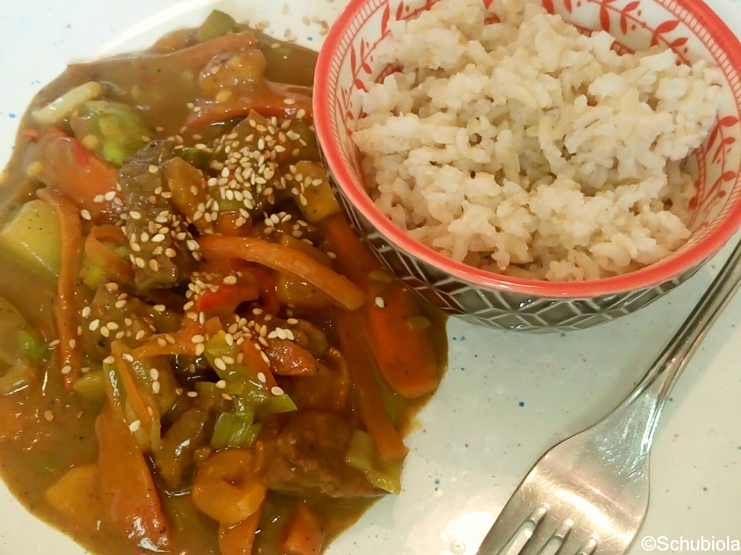 Thai-Curry mit Rindfleisch